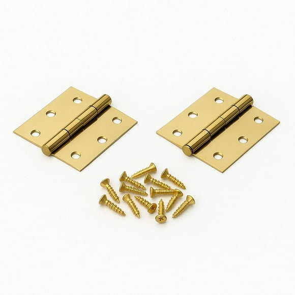 Pack 2 Bisagra Para Puertas 3x3 Acero Bronceada DMC