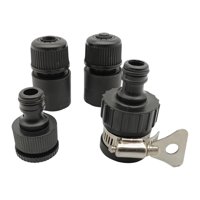 Ioensy - 4 Piezas De Accesorios De Manguera De Agua De Jardinería Conector Adaptador Duradero Ligero