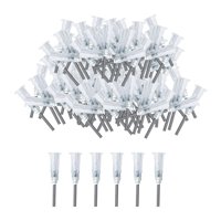 Magideal - Pensos De Dispensación De Punta Roma De 100 Piezas Pins De Dispensador De Líquido Industrial De Acero Inoxidable De Punta Plana Para La Embarcación De Claro