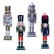 thumbnail image 5 of 4 Piezas De Figuras De Cascanueces De 12 Pulgadas, Figuras Decorativas De Navidad, Decoración Hecha A Mano, Estilo L, 5 of 5
