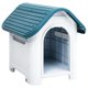 thumbnail image 2 of Caseta para perros VidaXL, polipropileno azul, exterior, 60 x 75 x 66 cm, 2 of 9
