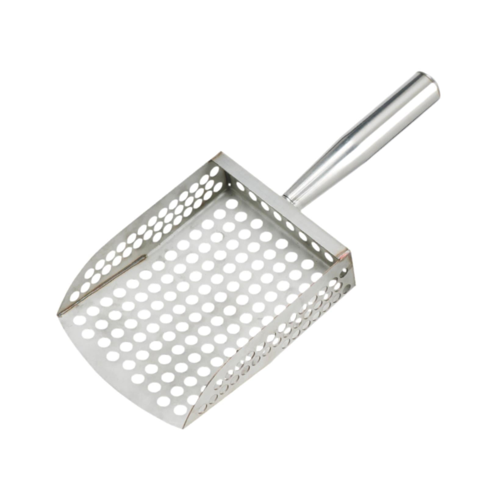 Ioensy - Pala De Acero Inoxidable Para Tamizar Arena Y Detectar Metales Bajo El Agua.