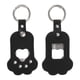 thumbnail image 1 of Llavero de Pelo de Mascota Uxcell, Llavero con Forma de Huella de Gato, Regalo Conmemorativo de Pelo de Perro, Llavero de Cuero, (Negro, 2 Piezas), Para Recoger Pelo de Mascota, 1 of 7