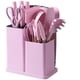 thumbnail image 2 of Kit Avanzado De Utensilios De Cocina De Silicona En Color Rosa - Resistentes Al Calor Con Mangos De Madera, 2 of 4