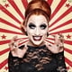 thumbnail image 1 of Cortina de ducha Bianca Del Rio, juego de cortinas de baño con ganchos, tamaño 60 x 72 pulgadas, 1 of 3