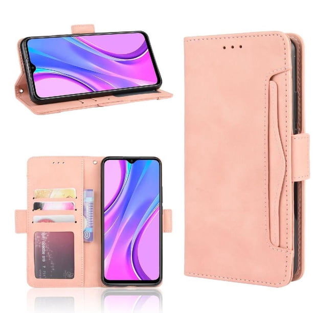 Funda Cartera Magnética para Xiaomi Redmi 9- Tarjetero Desmontable, Cuero PU, Soporte