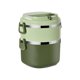 thumbnail image 2 of Fiambrera De Acero Inoxidable A Prueba De Fugas Reutilizable Para La Escuela Al Aire Libre Mujeres Hombres Doble Capa Verde, 2 of 5
