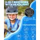 thumbnail image 2 of Bocina para bicicleta FUNWICT 2 en 1 eléctrica de 400 lúmenes IPX5, 2 of 7