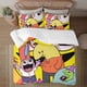 thumbnail image 1 of Juego De Ropa De Cama Con Funda Nórdica Estampada En 3d De Smiling Friends Juego De 3 Piezas Que Incluye Fundas De Almohada Y Funda, 1 of 3