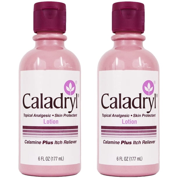 Caladryl Loción Protectora de la Piel Rosa Calamina + Alivio de la ...