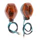 thumbnail image 3 of Luz De Señal De Giro Para Motocicletas Aptas Para Suzuki DL 1000 V-Strom 2006-2012 Amarillo, 3 of 5