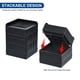 thumbnail image 4 of Uxcell Elevadores de Muebles de 1.5 Pulgadas Elevadores de Cama Cuadrados Ajustables Apilables para Sofá, Negro Paquete de 4, 4 of 7