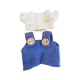 thumbnail image 1 of Muñecas De Moda Pantalones Con Tirantes Accesorio De Disfraz DIY Para Muñecas De 17 Cm Baby Doll Violeta, 1 of 3