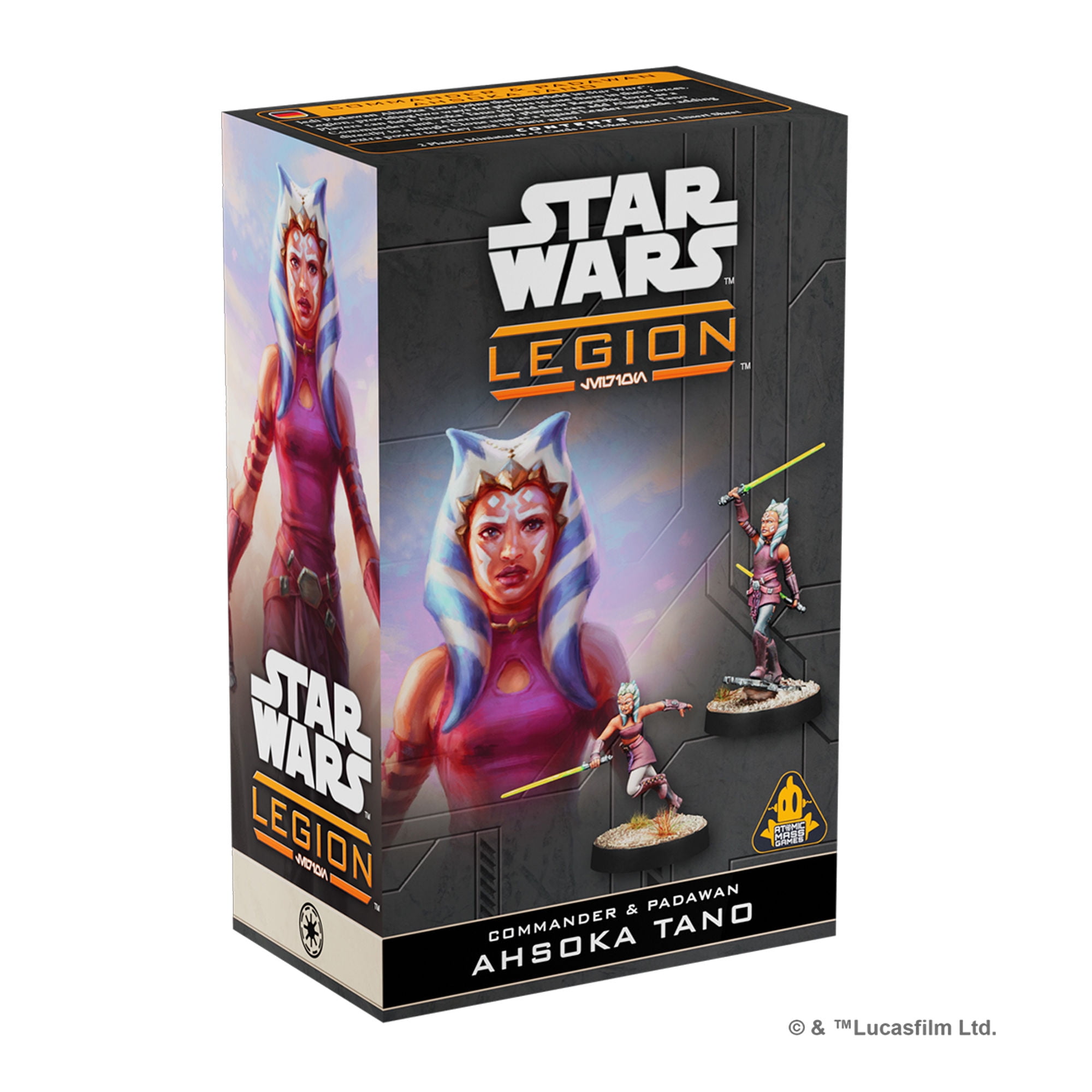 Asmodee - Juego De Miniaturas Star Wars Legion - Commander & Padawan Ahsoka Tano