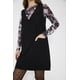 thumbnail image 3 of Vestido Jumper Cotelé Negro negro L, 3 of 5