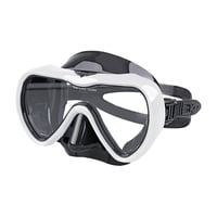 Ioensy - Gafas De Buceo Vista Clara Marco Grande Gafas De Natación Antivaho Ajustables Para Adultos Blanco