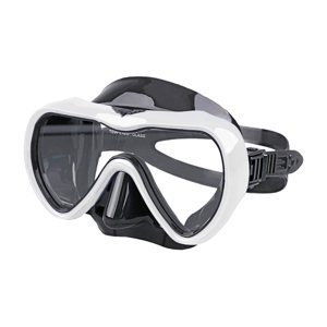 Ioensy - Gafas De Buceo Vista Clara Marco Grande Gafas De Natación Antivaho Ajustables Para Adultos Blanco