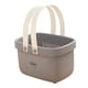 thumbnail image 4 of Organizador De Almacenamiento Tote Shower Caddy Bins Organizador Para Garaje Dormitorio Despensa Gris Y Blanco, 4 of 5