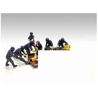 Set De Figuras American Diorama Formula 1 F1 Pit Crew 7