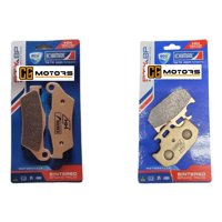 Genérico - Pastillas Freno Del + Tras Yamaha Fzn 150 4.0 Sinterizadas