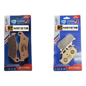 Genérico - Pastillas Freno Del + Tras Yamaha Fzn 150 4.0 Sinterizadas