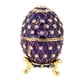 thumbnail image 3 of Caja De Joyería De Huevo De Pascua Púrpura, Soporte De Baratija Esmaltada, Recuerdo De Decoración De Escritorio, 3 of 3