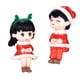thumbnail image 2 of 2 Uds Bonitas Figuritas Navideñas Para Parejas Estatua De Mesa Decoración Del Hogar Chico Rojo, 2 of 5