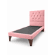 thumbnail image 1 of Cama Plaza y Media Rosado Respaldo + Base, 1 of 4