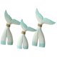 thumbnail image 2 of Figura De Madera De Cola De Ballena (3 Unidades), Color Azul Y Blanco, 2 of 5