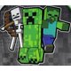 thumbnail image 4 of Mochila Bioworld Minecraft Shimmer Pixel Characters 16", 4 of 6