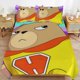 thumbnail image 1 of Hamster & Gretel Cartoon Bedding Sets Ultra Soft Skin-Friendly Duvet Cover 3 Piece, Cute Comforter Cover Bed Set for Boys Girls Kids, 1 of 5