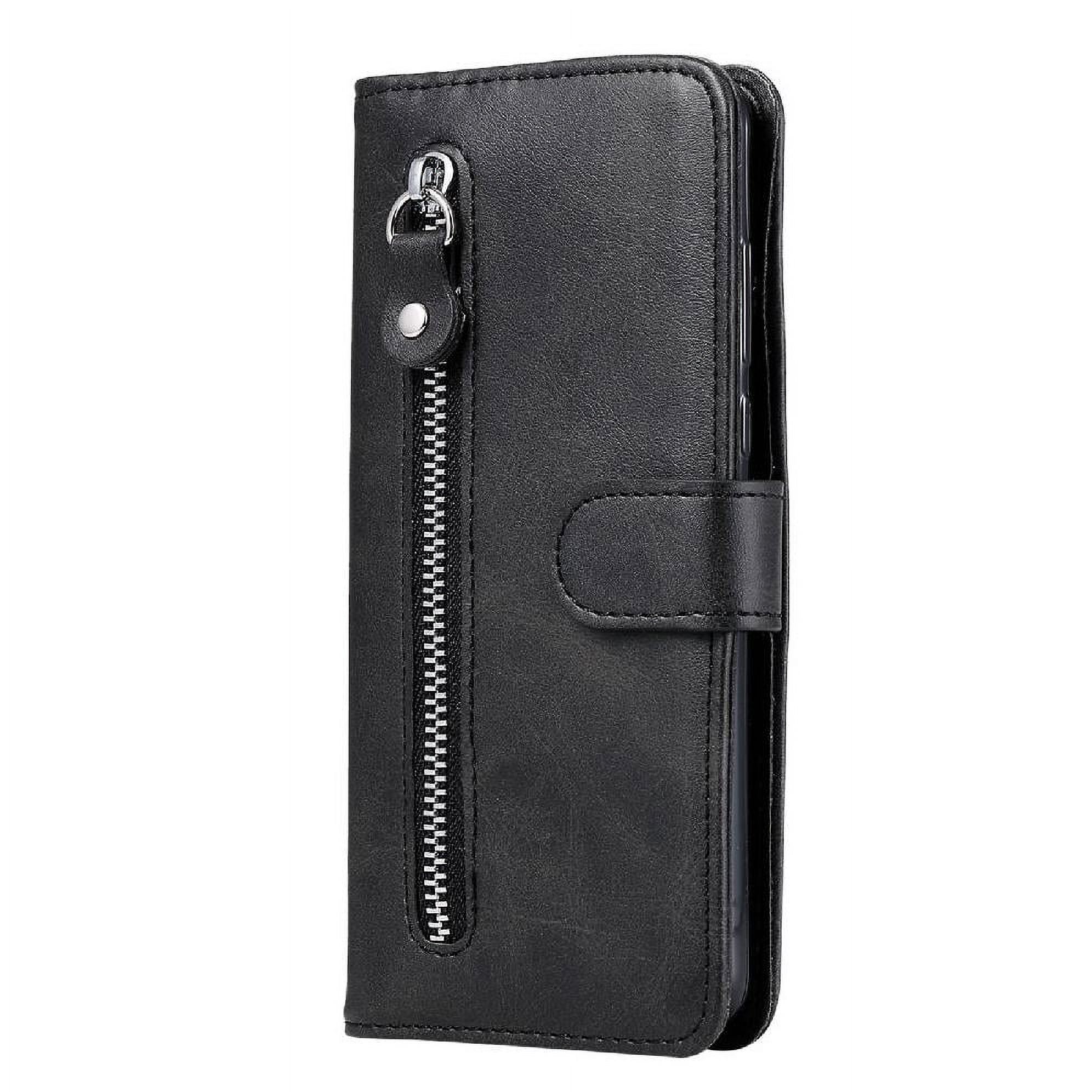 Gangxun - Funda Con Cremallera Para Oppo Reno 8 5G, Carcasa Cartera De Cuero Pu Con Soporte Y Tarjetero