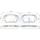 thumbnail image 2 of Pastillas Freno para auto Volvo XC40 2018-2023 Trasero, 2 of 4