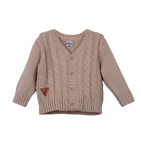 Pillin - Chaleco Bebé Niño Con Botones Arena