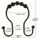thumbnail image 4 of 12pcs, Rustproof Stainless Steel S Shape Shower Curtain Hooks Rings, Shower Curtain Rings Hooks For Bathroom Shower Rod Curtains, Bathroom Accessories, 4 of 5
