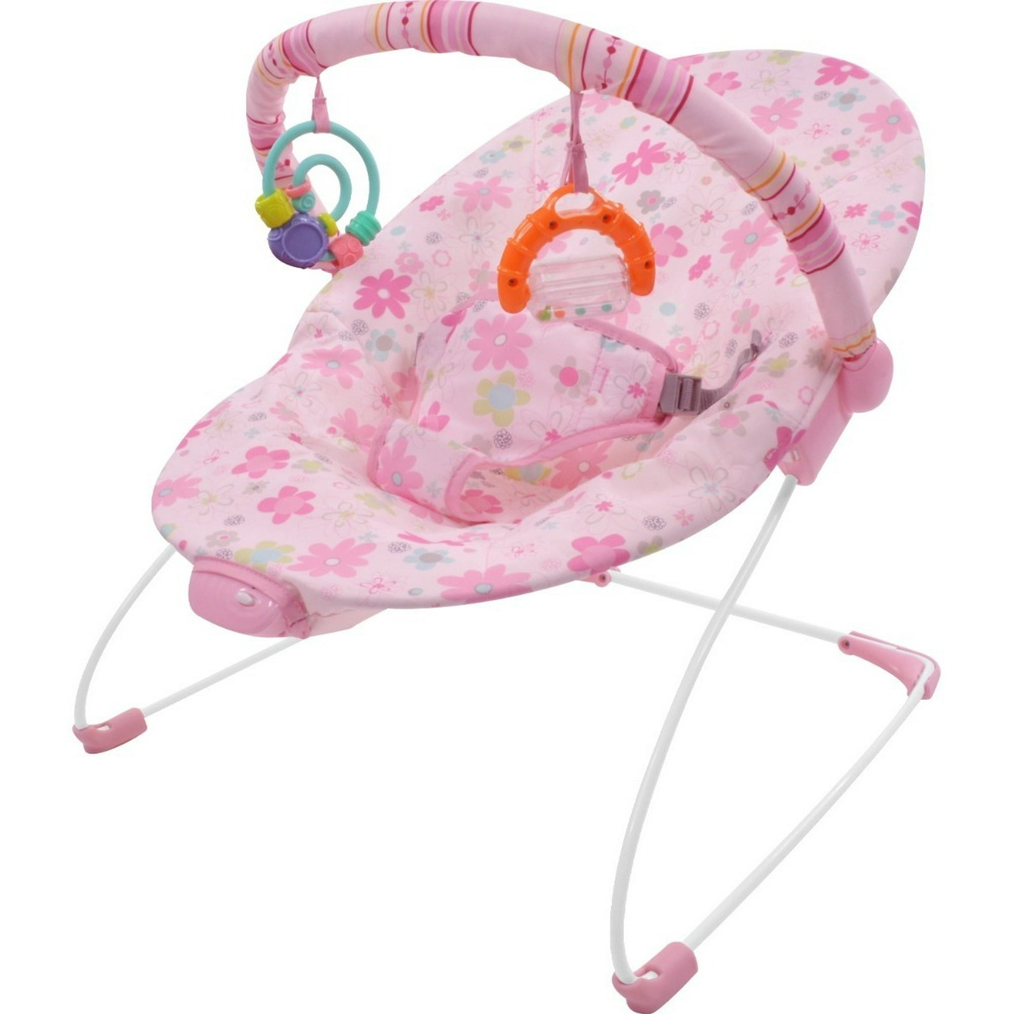 Little Monkey - Bouncer Silla Mecedora Bebé Con Juguetes Portátil