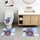 thumbnail image 2 of Juego de Alfombras de Baño Desmarcar Terciopelo Coral 3 Piezas, 2 of 6