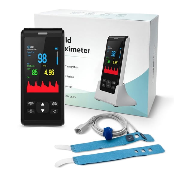 Oxímetro de pulso MugaTree recargable para bebés, monitor SpO2