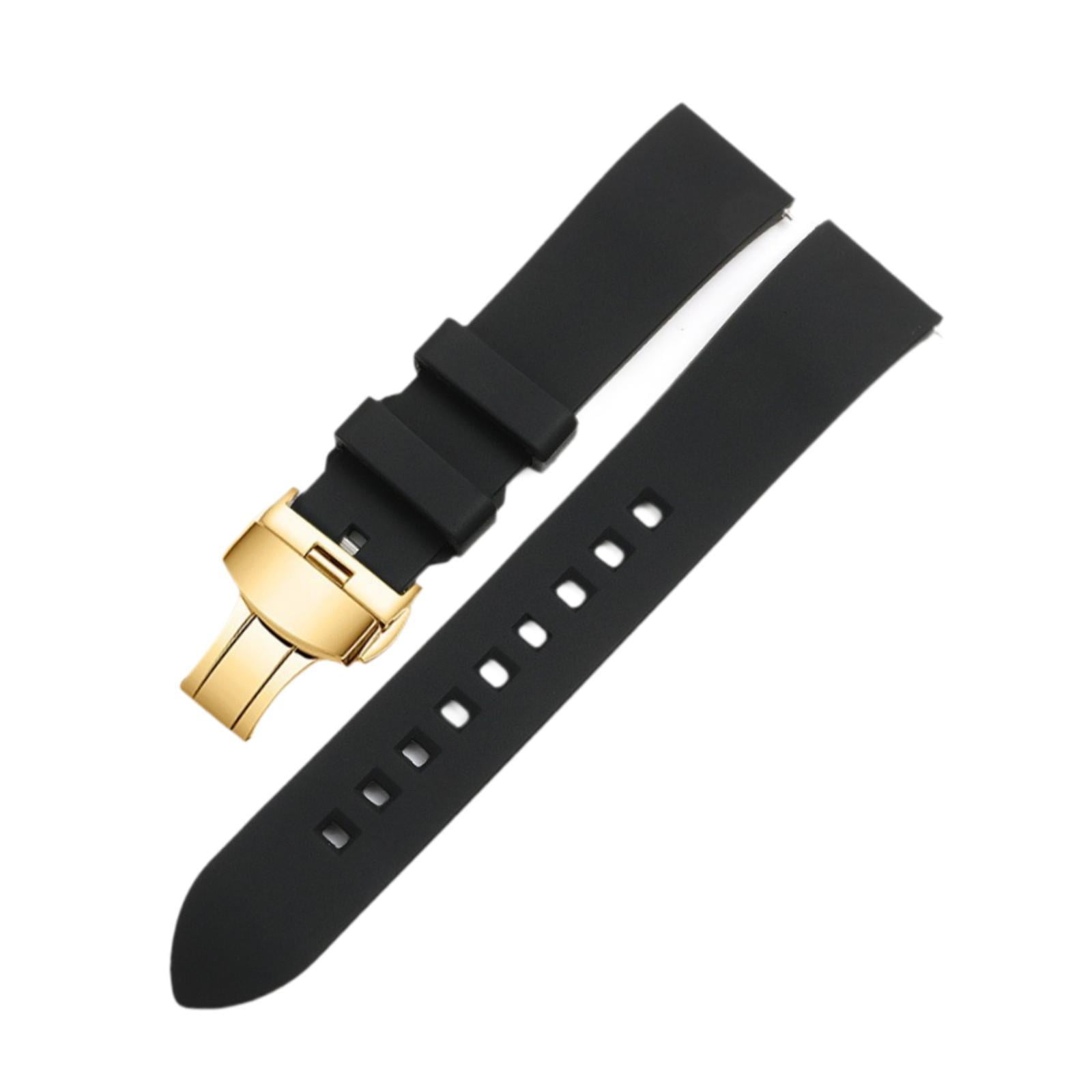 Magideal - Correa De Reloj De Silicona De Liberación Rápida, Correa De Repuesto, Correa Deportiva, Resistente Al Agua, Clásica. 20mm