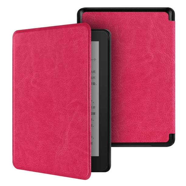 Funda GANGXUN Compatible con Kindle 11th Gen 2024 – Diseño con Correa de Mano, Modo Automático, Cuero PU Vintage