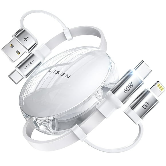Cable de carga LISEN 5 en 1 carga rápida 60W