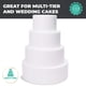 thumbnail image 5 of Cake Dummy O'CREME de poliestireno para productos horneados, redondo, 10 x 10 cm, 5 of 6