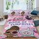 thumbnail image 2 of L.O.L. SURPRISE! Conjunto de sábanas temático, trío de piezas, cómodo y amigable con la piel, diseño único, regalo de decoración para el hogar para familiares, amigos y fans,173X218cm, 2 of 6