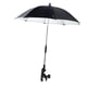thumbnail image 1 of Sombrilla para silla de playa, cochecito, sombrilla contra el sol, ajustable 360 degree, flexible y resistente al agua. Negro, 1 of 5