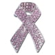 thumbnail image 1 of Nueva Moda Lazo De Cristal Rosa Broche De Listón Pin Mujeres/hombres Ramillete Joyería, 1 of 2