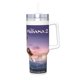 thumbnail image 2 of Moana 2 Vaso aislado de acero inoxidable con asa, diseño temático, regalo para familia, amigos y fans; incluye pajita y encaja en el portavasos estándar, 40 oz, 2 of 6