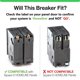 thumbnail image 4 of Interruptor termomagnético FalconSupply HOM220 de 20 A, bipolar, 120/240 V, 4 of 7