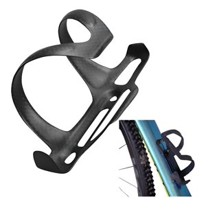 Riderace - Porta Caramañola Carbono Lateral Ultra Liviano Y Resistente - Grafito Oscuro