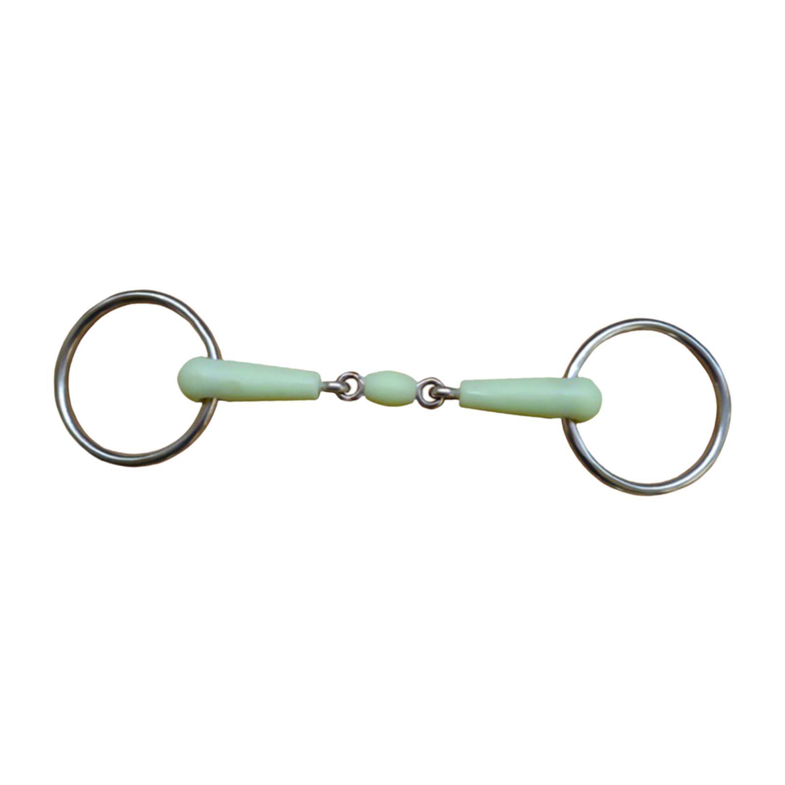 Magideal - Bocado De Boca De Caballo, Accesorios Para Bocado De Caballo, Eslabones Sueltos, Bocado Con Junta Tórica, Herramienta Para Adiestramiento De Caballos, Verde