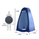 thumbnail image 3 of Carpa Automatica Vestidor Baño Portatil Camping Outdoor, 3 of 5